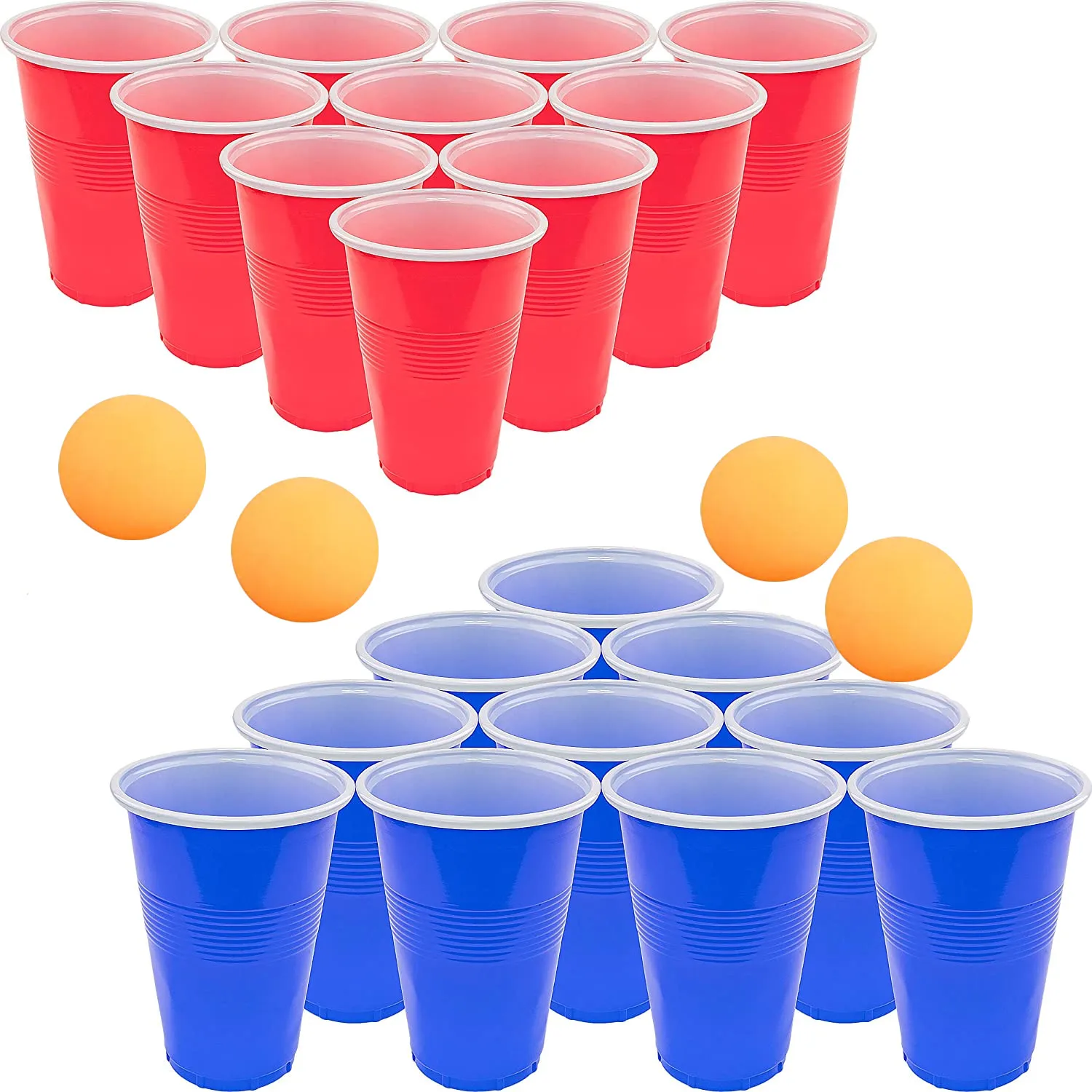 16oz party red beer pong cups kits large Plastic Reusable Beverage Cup for Drinking Beer