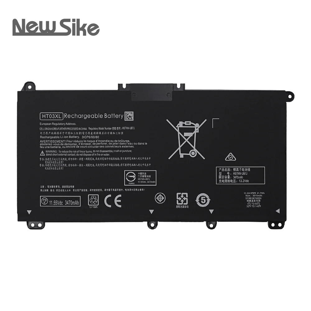 Оригинальные HT03XL HSTNN-DB8S Аккумулятор для ноутбука HP Pavilion 14-CE0001LA 14-CE0014TU 14-CE0010CA L11421-2C3 L11421-421