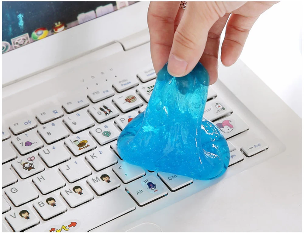 
Keyboard Gel Car Clean Glue Cleaner Dust Germ Cyber Putty Desk Computer Laptop Phone Car Interior Accessories 