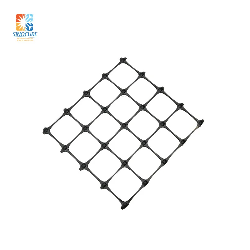 Biaxial tensile plastic geogrid for roadbed reinforcement factory direct sale complete specifications 20kn-100kn