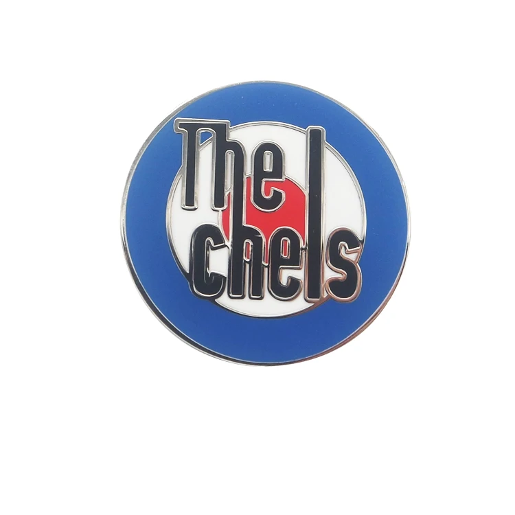 Custom logo metal pin football club soft enamel lapel pins badges