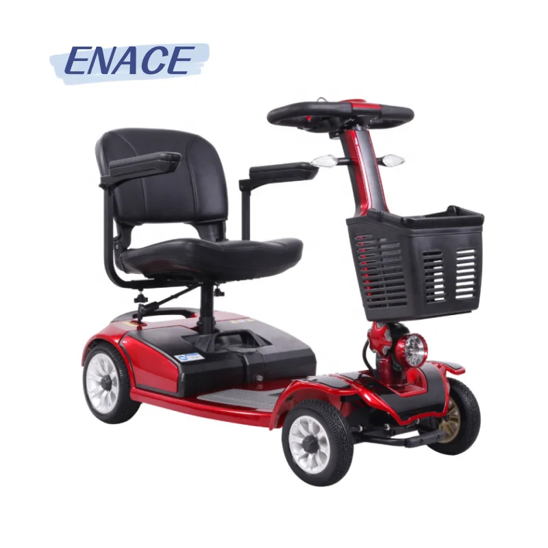 Foldable Electric Disabled Elderly Mobility Scooter  Handicapped mobility scooters electric 4 wheel electric scooter for adult