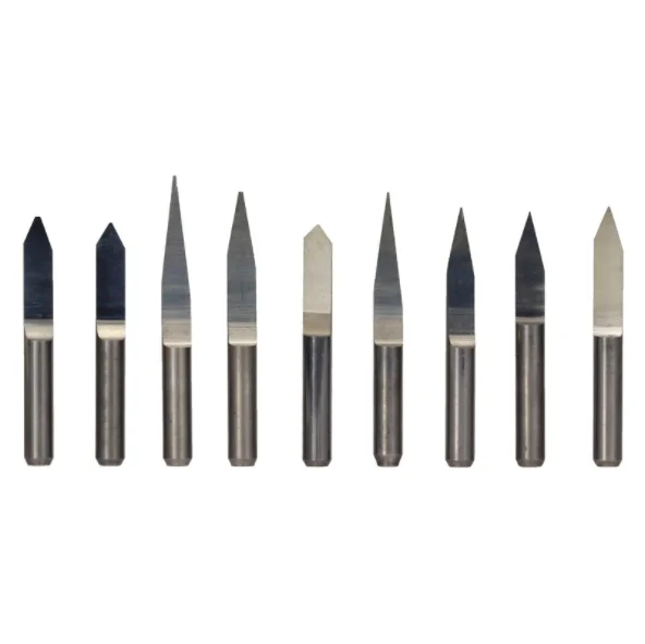 Diamond Engraving Bits 3.175mm 30Degree Diamond Cutting Tools For Quartz Stone,Cnc Router Bits