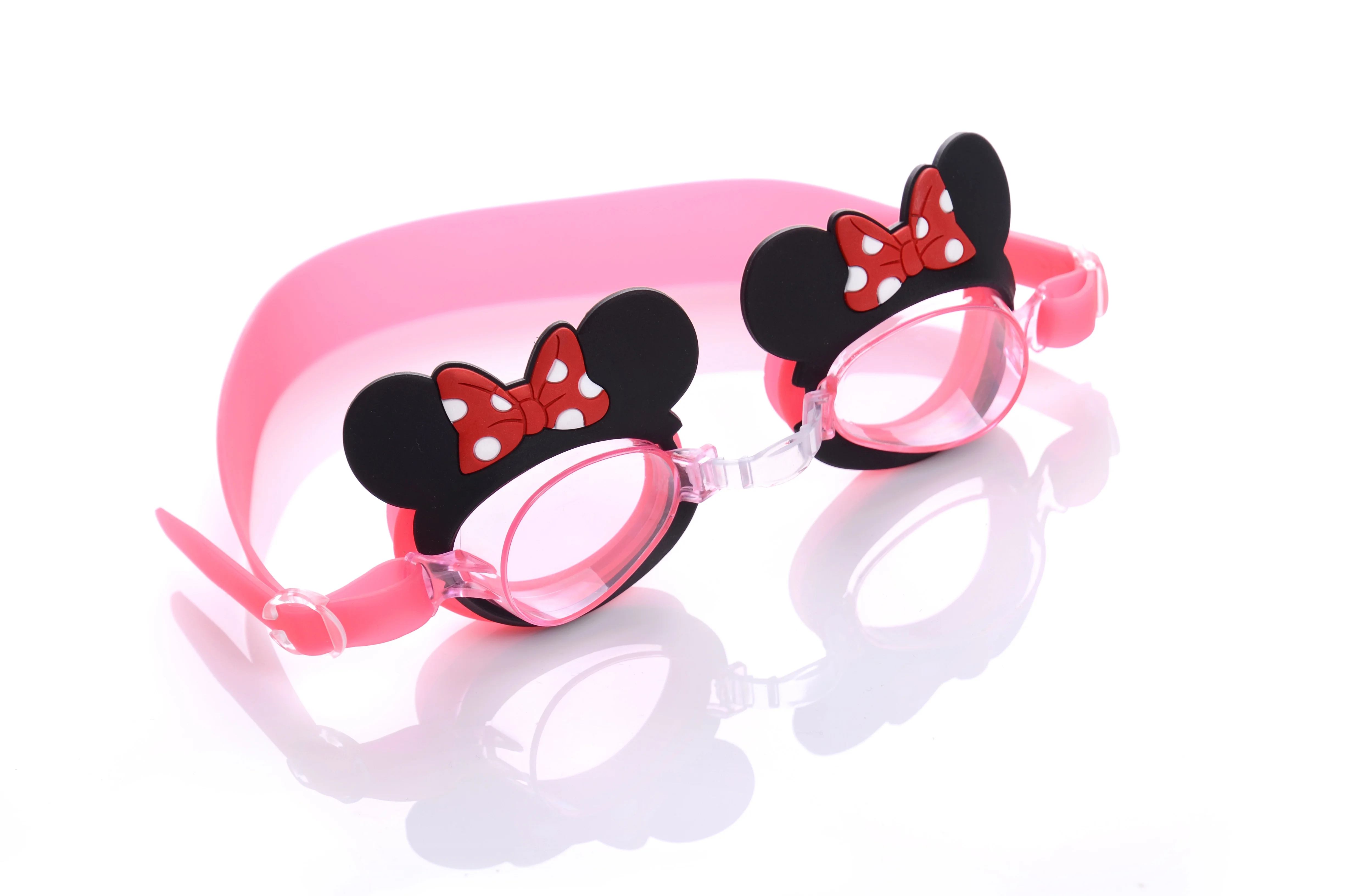 best kids children cute interesting design aqua waterproof silicone comfortable swimming goggles