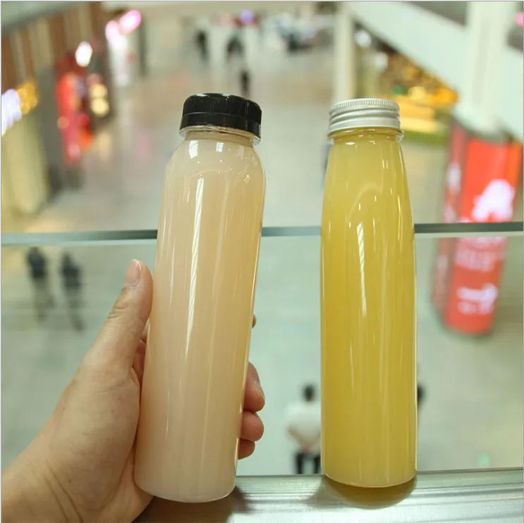 cosmetic  PET plastic bottle with juice bottle cap