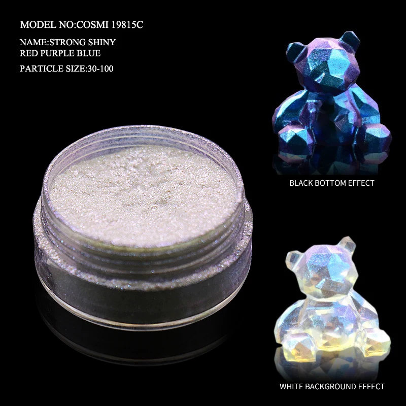 Hot Selling Chameleon Nail Dip Powder Cosmetic Chameleon Powder Pigment Sample