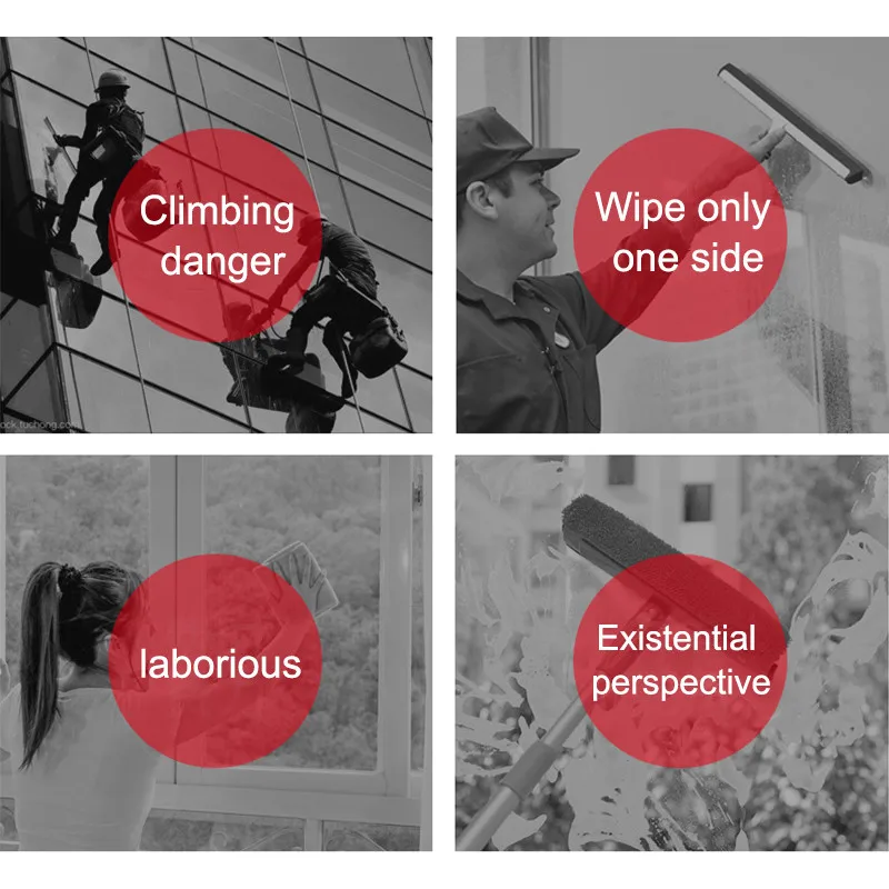 3-8mm double-sided extendable glass cleaner 2022 new professional magnetic window cleaner