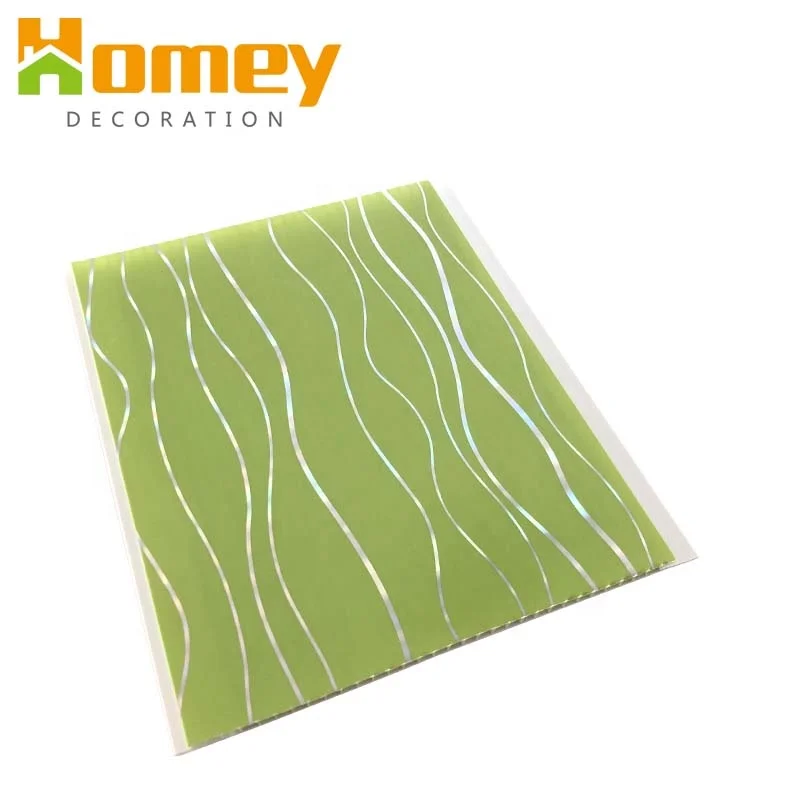 High Quality 8*250mm Hot Stamping Plafon PVC Ceiling Panel