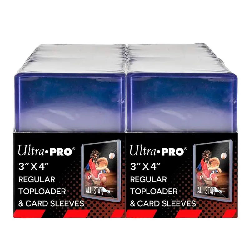 Custom Sports PVC Cards Holder Sleeve Top Loader 3x4 Ultra Pro Trading Clear Card Sleeve Toploaders Chargeur Superieur