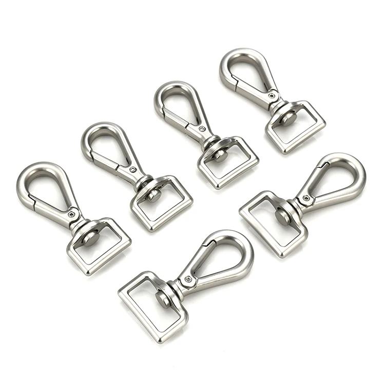 Высококачественный прочный поворотный крючок из сплава Карабин для собак, аксессуары для кожи, набор деталей для сумки, металлический крючок