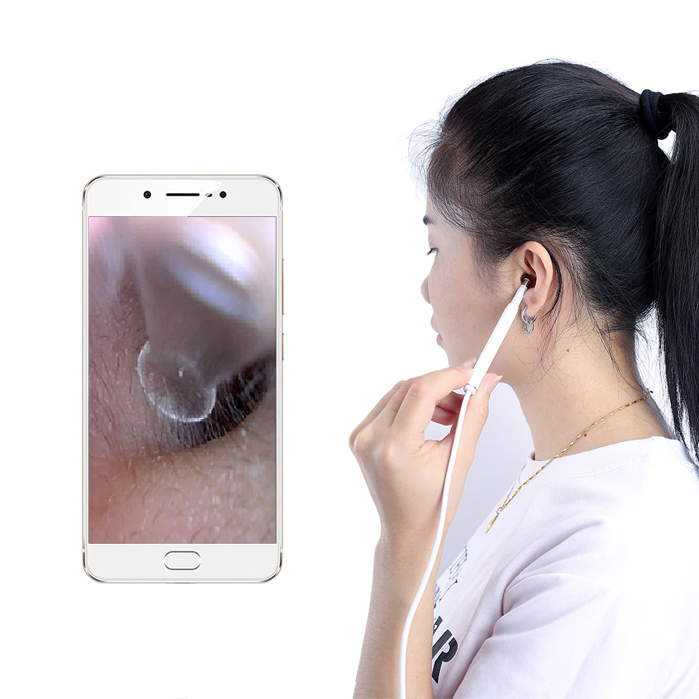 promotion center line is 2m long and the ear camera endoscope lens diameter is 5.5mm