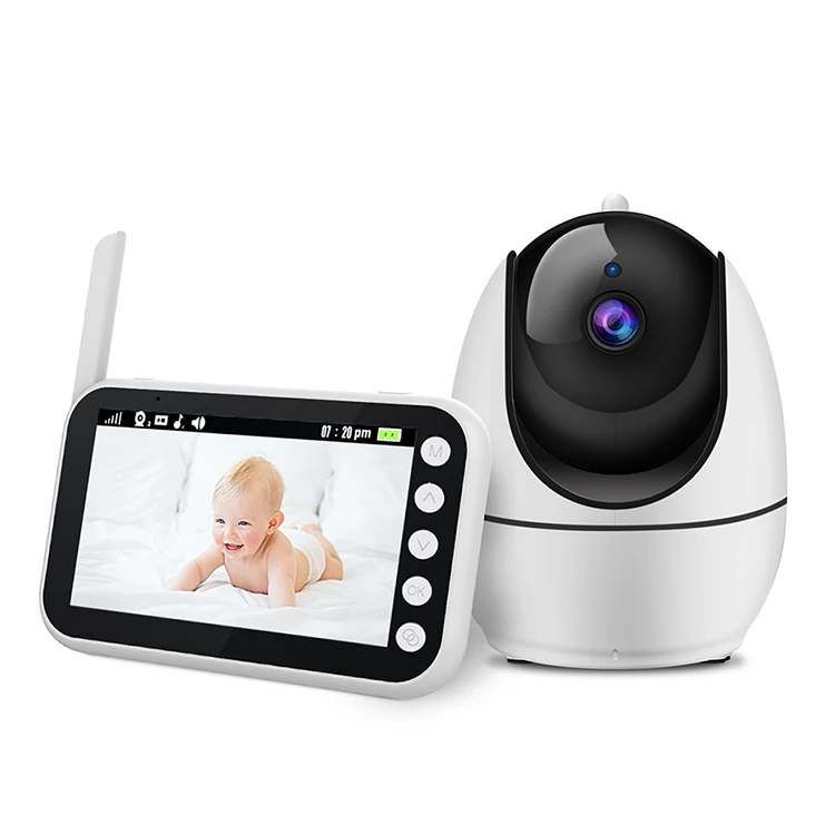 New Baby Monitor 4.5Inch HD720P Wireless Night Vision with Two Baby Cameras Two-way Talk Back LCD Display Baby Monitoring Camera