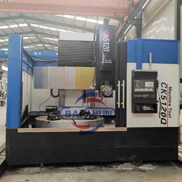 Chinese CK5112 Rotary Table Vertical CNC Turning Milling Lathe Machine Single Column Vertical Lathe