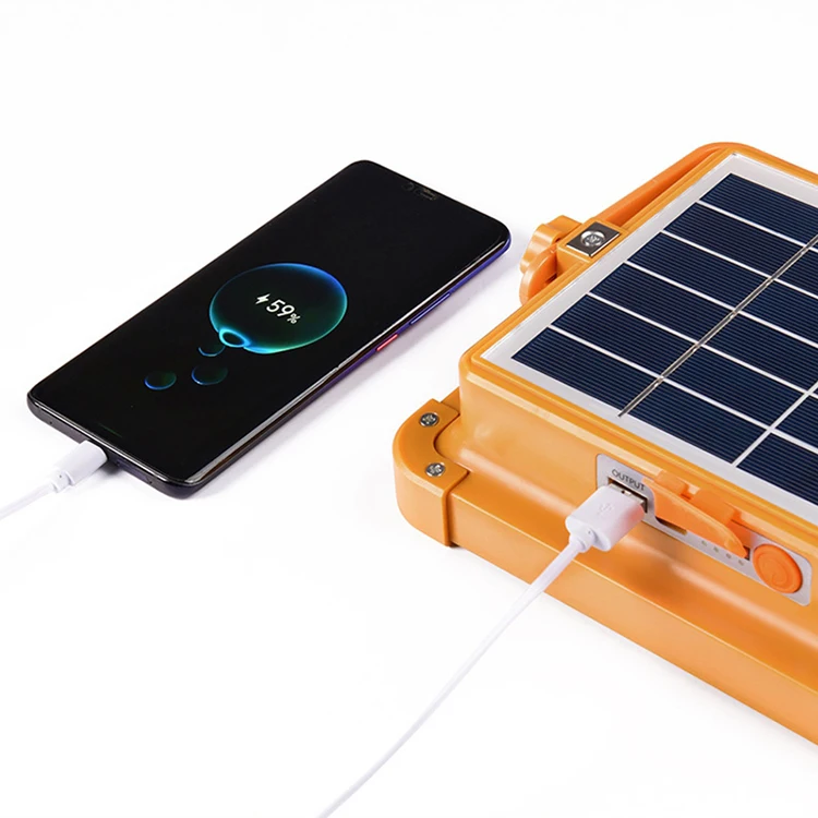 150W outdoor camping emergency flood light LED solar flood light