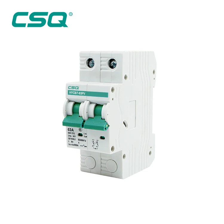 Миниатюрный автоматический выключатель на солнечной энергии DC mcb PV MCB, новый дизайн, 3P 1000V DC MCB Высокое качество, 63a DC
