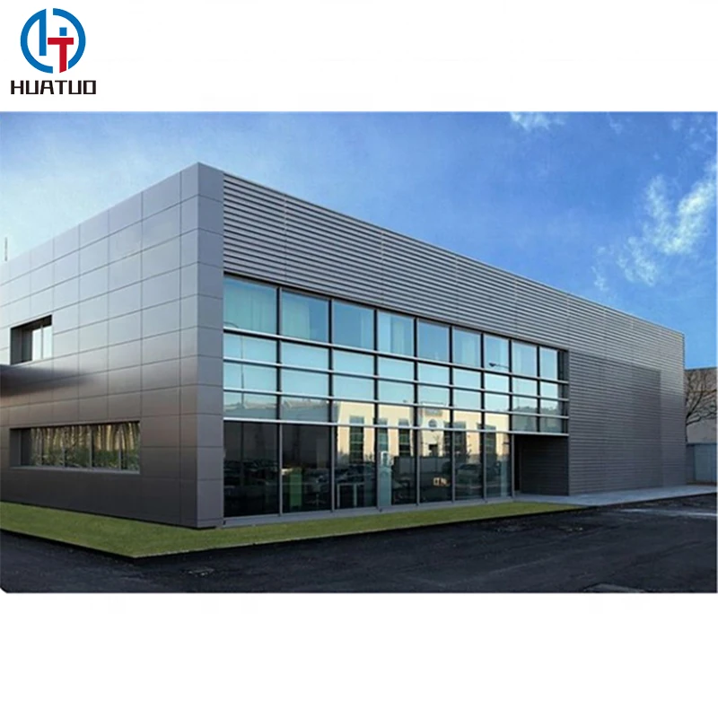 Prefabricated Free Design Construction Prefab Steel Structure Metal Shop House Warehouse Building
