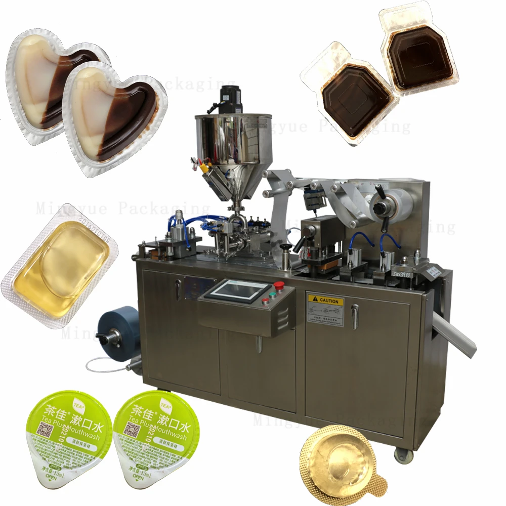 DPP-140 Full Automatic Paste Liquid Lotion And Cream Blister Packaging Machine