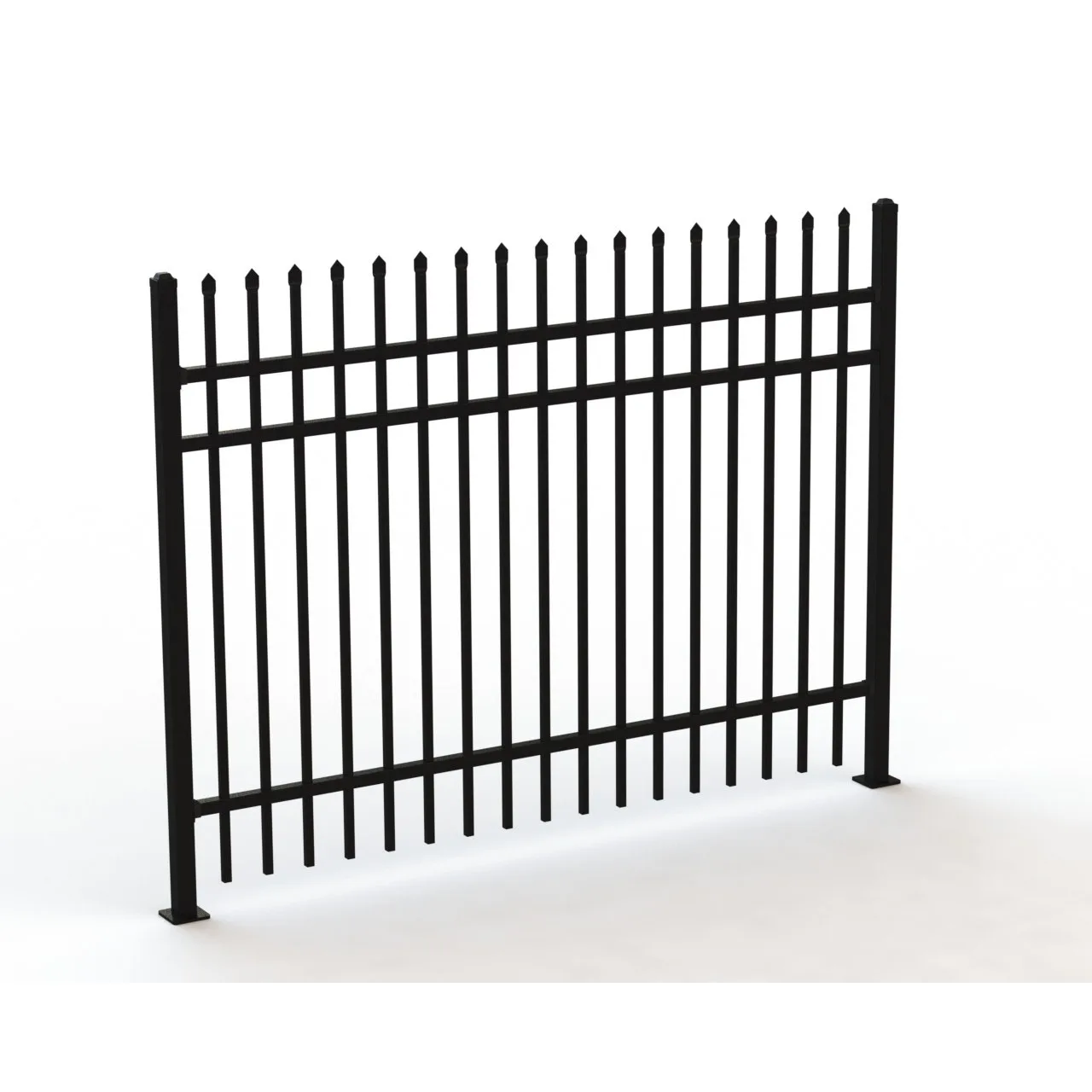 Cheap used wrought iron fence steel fence panel metal fencing designs