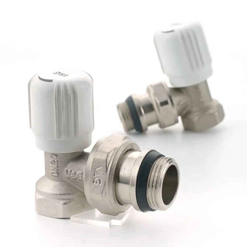 1/2 inch DN15 Brass Angle 15mm Thermostatic Radiator Valve Manufacturer
