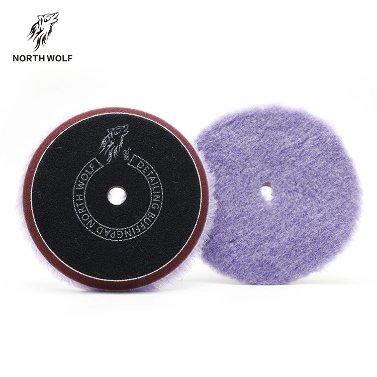 North Wolf Car Detailing High Quality DA Wool Buffing Pad Short Hair
