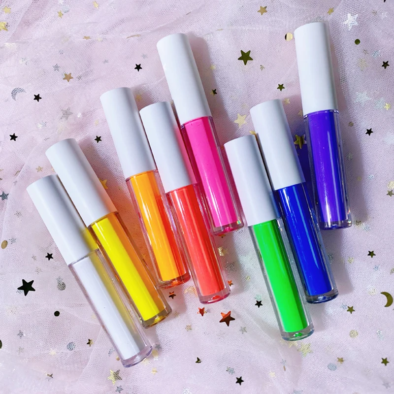 Private Label Neon Color Waterproof Eye Liner 8 colors White Liquid Eyeliner