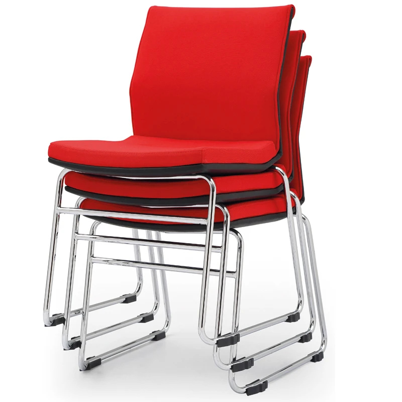 Funny modern high density sponge quality study meeting room office furniture training chair with writing table for conference