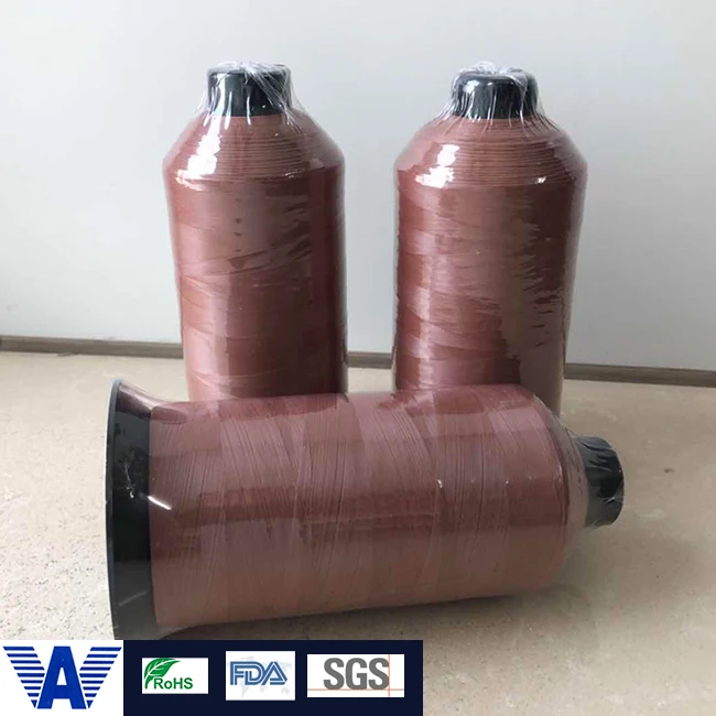 excellent UV resistance 100% virgin PTFE sewing thread fabric for out door shoes clothing or textile