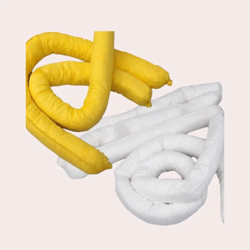 factory wholesale oil chemical Absorbent sock boom pillow  chemical absorption liquid spill absorbent suction liquid cord