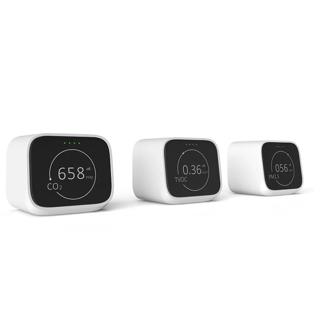 AQI Air Box TVOC/CO2/PM2.5/температура/Влажность 5 в 1, монитор качества воздуха