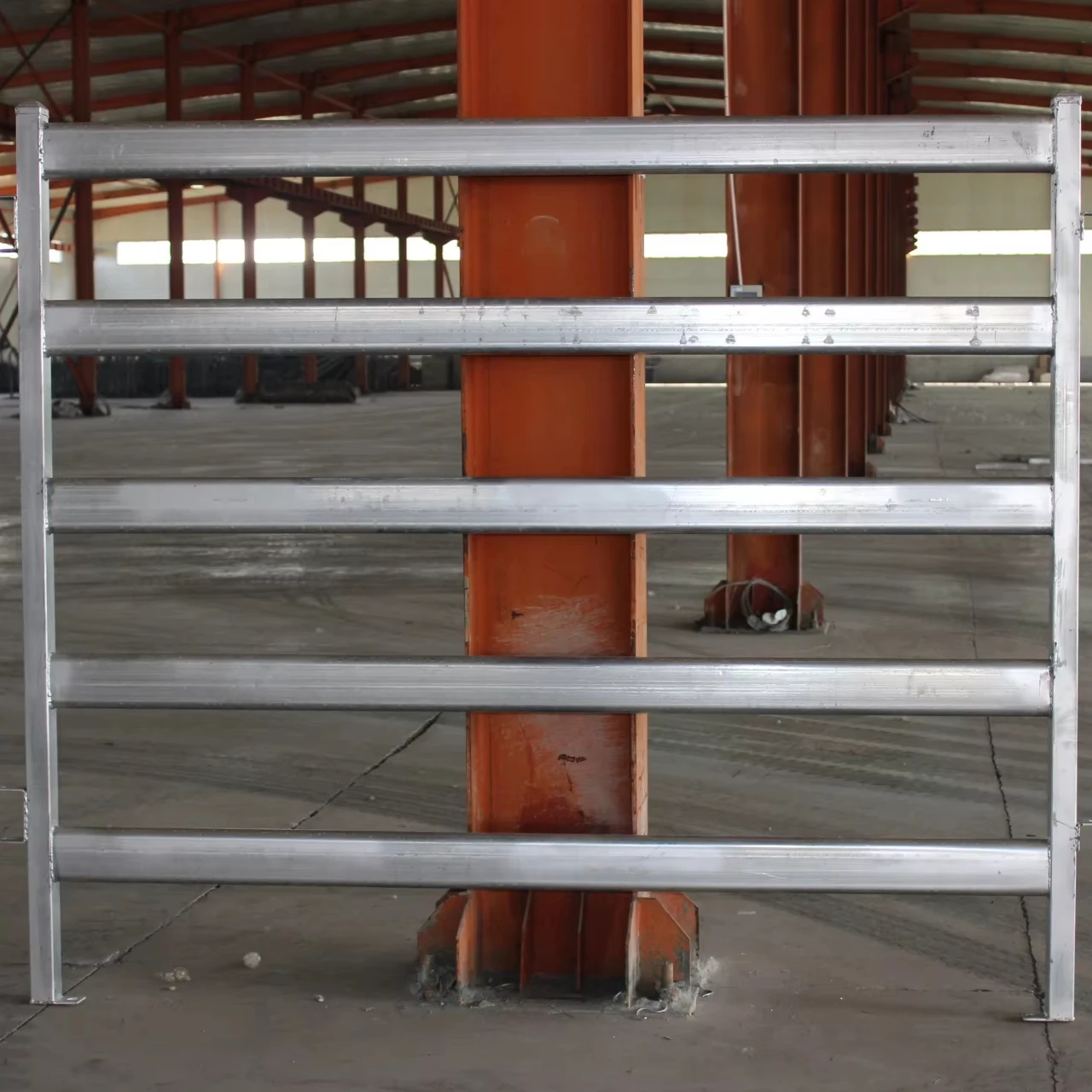 Сверхмощный 42x115, овальная труба, горячая оцинкованная портативная панель для крупного рогатого скота, для загона скота