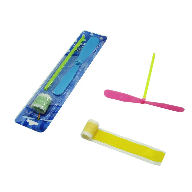 Mix Fruit Flavor Gummy Roll Candy with Bamboo Dragonfly