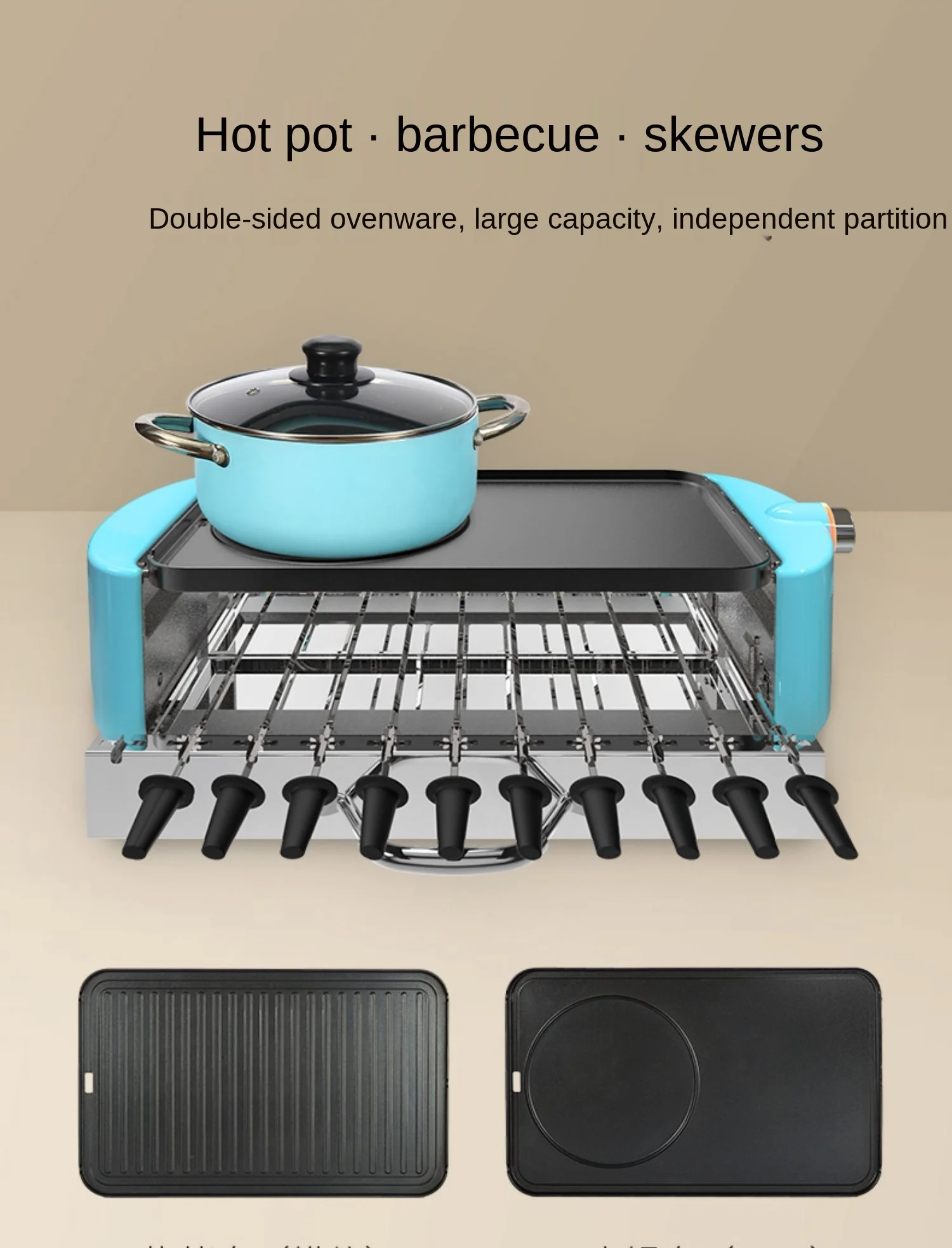 
Tommygo 2021 new products recommend multi-functional electric oven detachable easy to clean non stick coating 