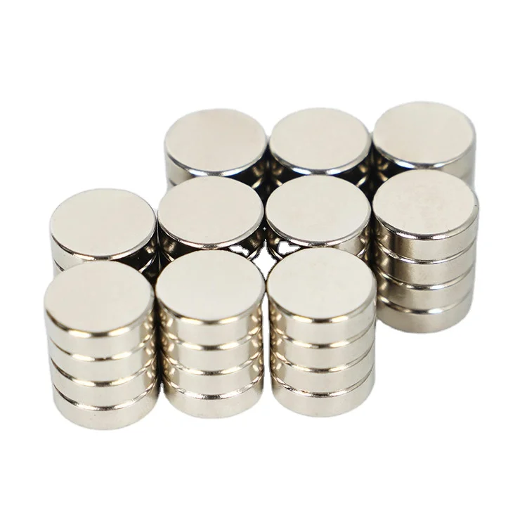 N52 Super Strong Button Iron Born Disc N35 Neodymium Flat Round Circle Magnet Powerful Customized Rare Earth NdFeB Magnets