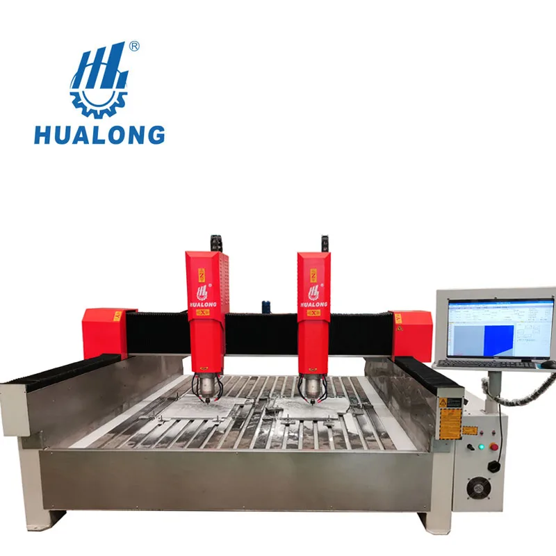 Hualong  stone machinery HLSD-2030-2  Carving Milling Engraving Stone Granite CNC Router Machine with Cheap Sale Price