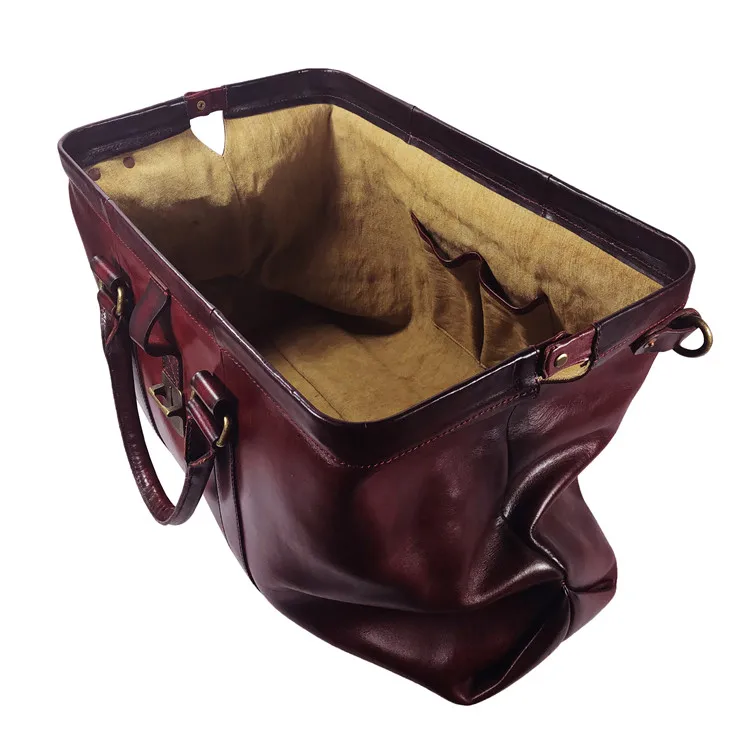 Wholesale Custom Leather Travel Duffel Bag Leather Travel Weekend Bags