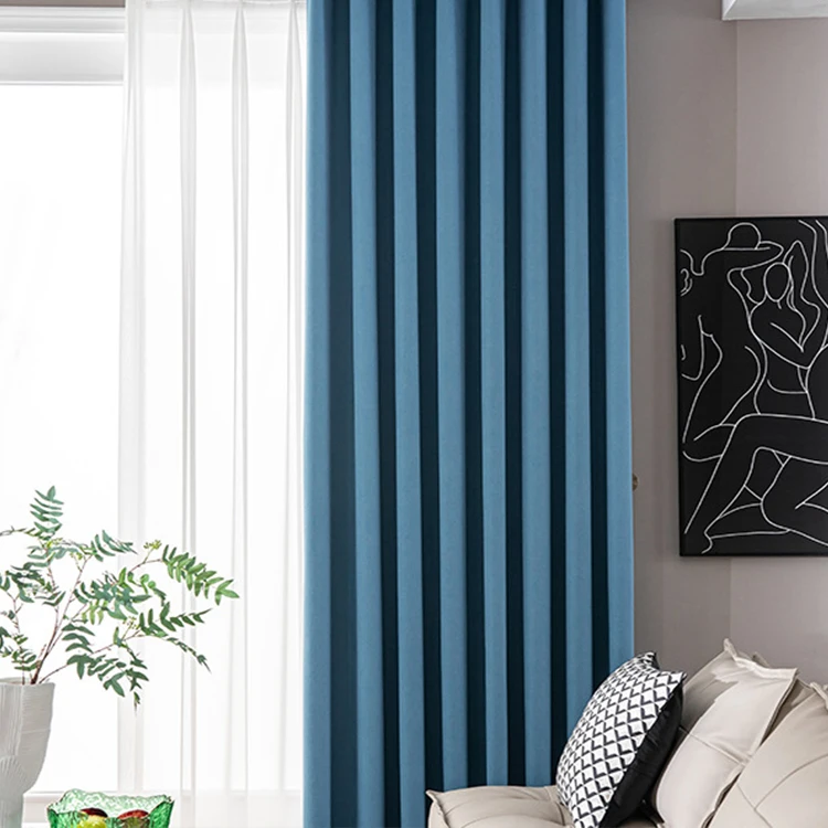 2022 China Manufacturer Velour Velvet 100% Polyester Solid Blackout Curtain Textiles Fabric