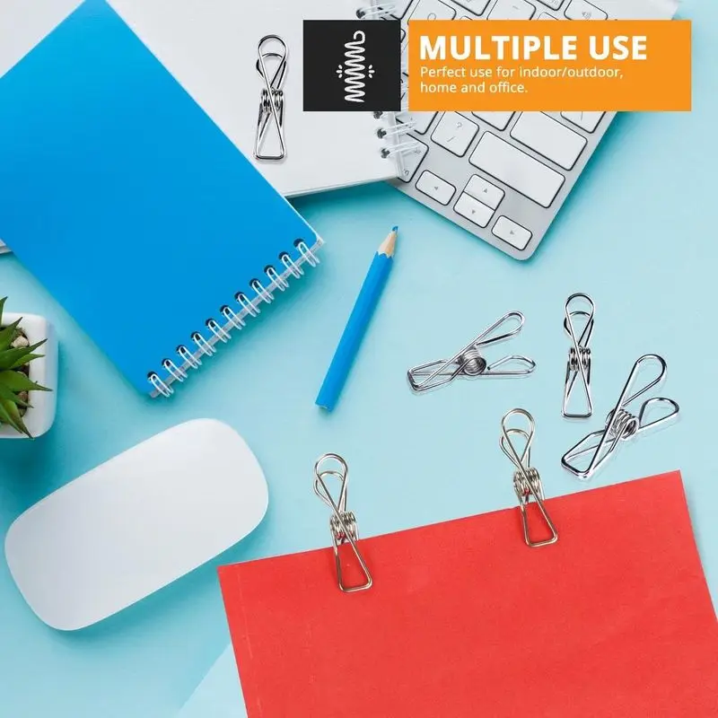 Heavy Duty Clothes Pins For Hanging Clothespins For Laundry Metal Clothes Clips Stainless Steel Clothes Clips