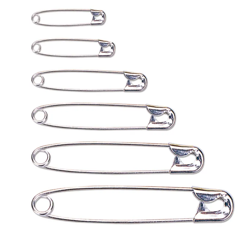 Custom Size Iron Safety Pin Metal Spring Lock Pin Fasteners for Blanket Skirts