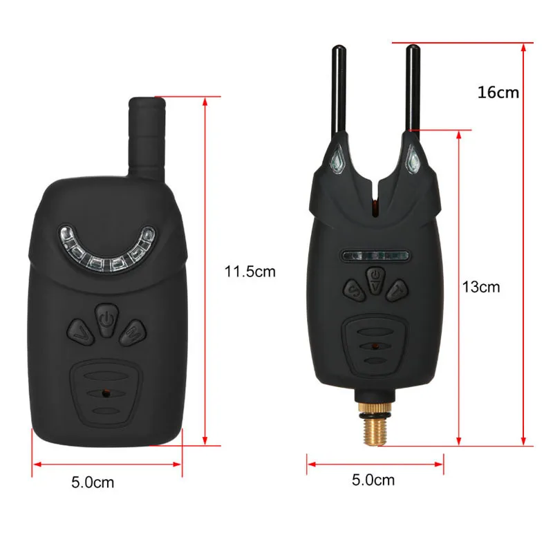 Hot Selling Sensitivity Control Wireless Digital Led Fishing Bite Alarm Waterproof Fishing Alarm Carp Fishing Terminal Tackle