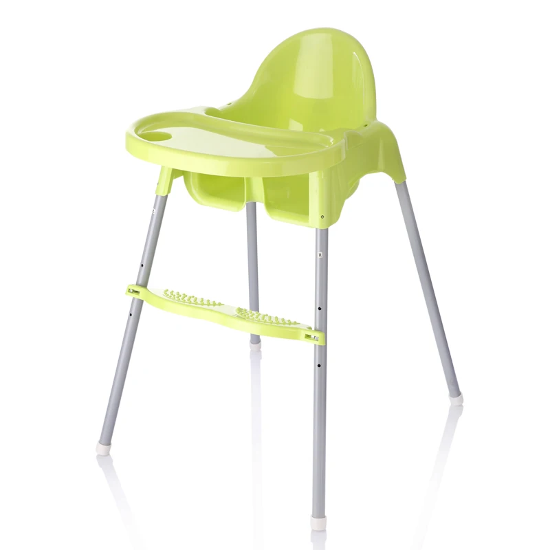 Portable Baby Feeding High Chair with Comfortable Cushion and Detachable Plate Height Adjustable Baby Chair for Feeding
