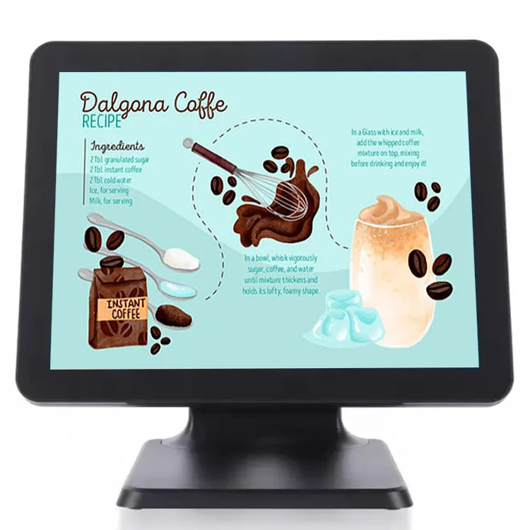 15-дюймовый кассовый аппарат для магазина розничной торговли, сенсорный экран, все-в-одном кассовый аппарат для Pos системы двойной экран кассовый POS системы