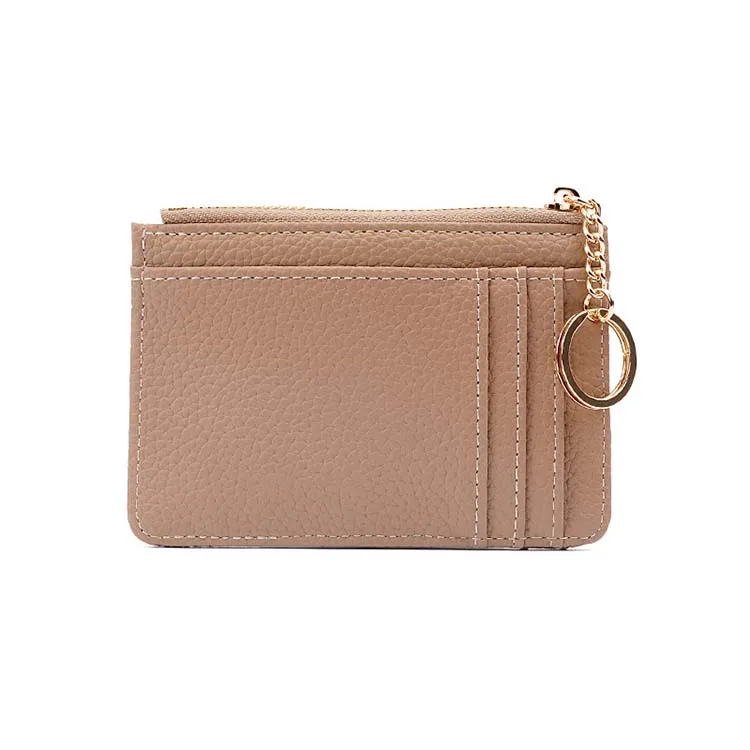 Passport Credit Card Holder Wallet Women Key Chain Protective Lanyard Card Holder Key Chain Pu Leather Photo Card Holder