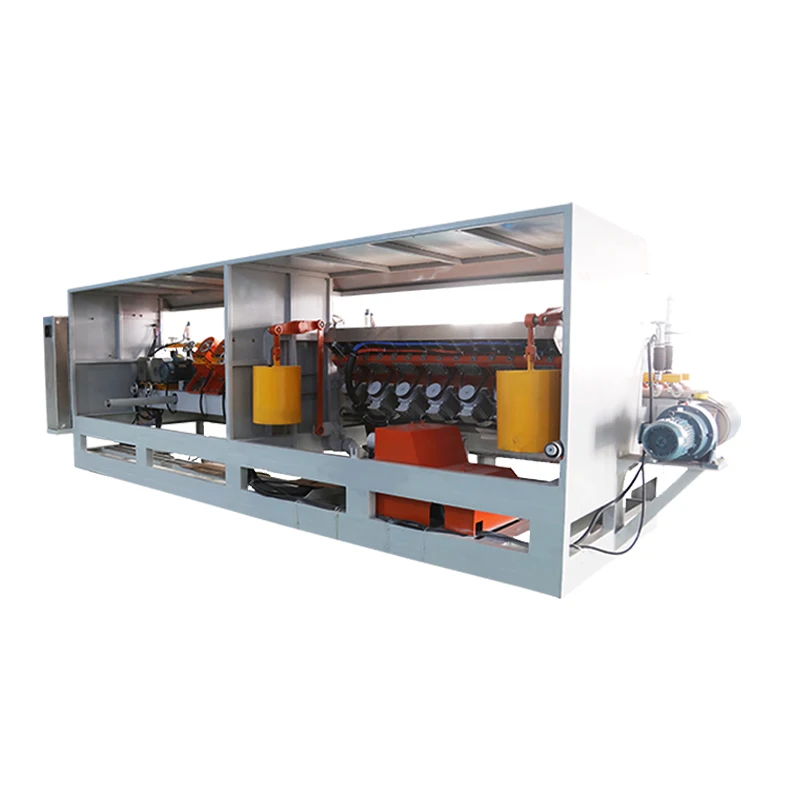 Hongyi China new multi heads ceramic tile polishing line machine marble slab stone and granite automatic polishing machine