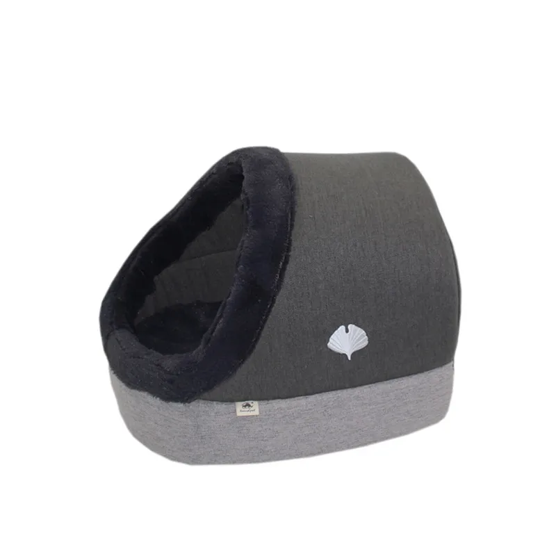 PET835 Pet House Comfortable Soft Knit Brush+Van Gogh Flax+PV Fur+Oxford Dot+PP Cotton Cat Nest Bed