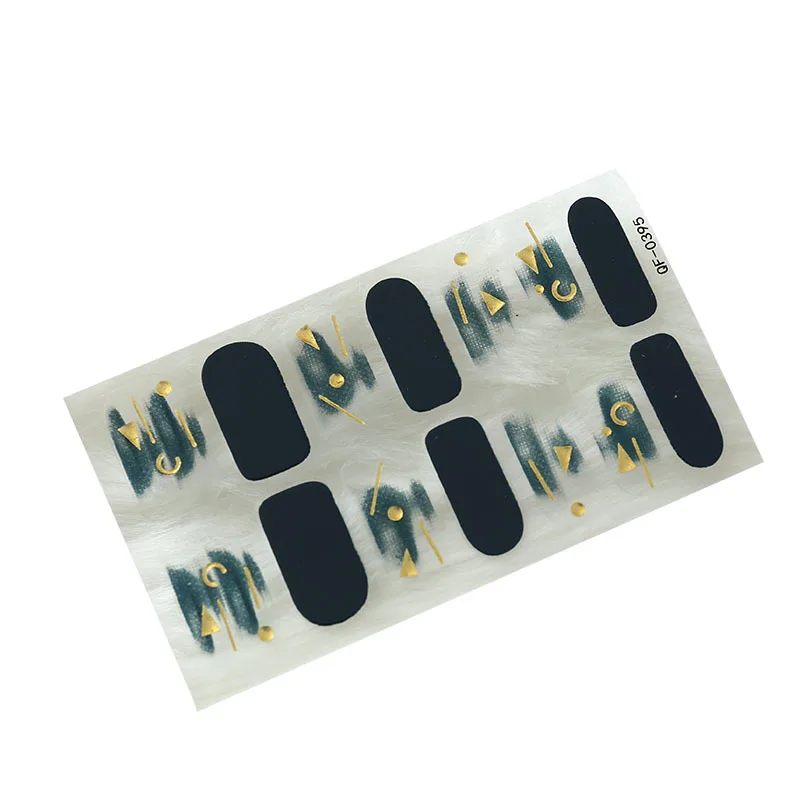 New stellaland Moon nail paste cute little nail paste 3D metal gradual change nail sticker manufacturers direct sales