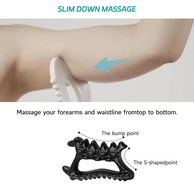 2023 Hot Selling Multifunctional Body Healthcare Massage Ceramic Guasha Stone Custom Logo White Black Ceramic Jade Gua Sha Tool