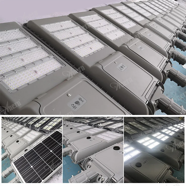 Anern led streetlight 40w 100w led solar street light