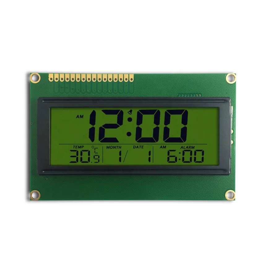 Factory supply 20x4 character Lcd Yellow-green Backlight STN Monochrome Displays
