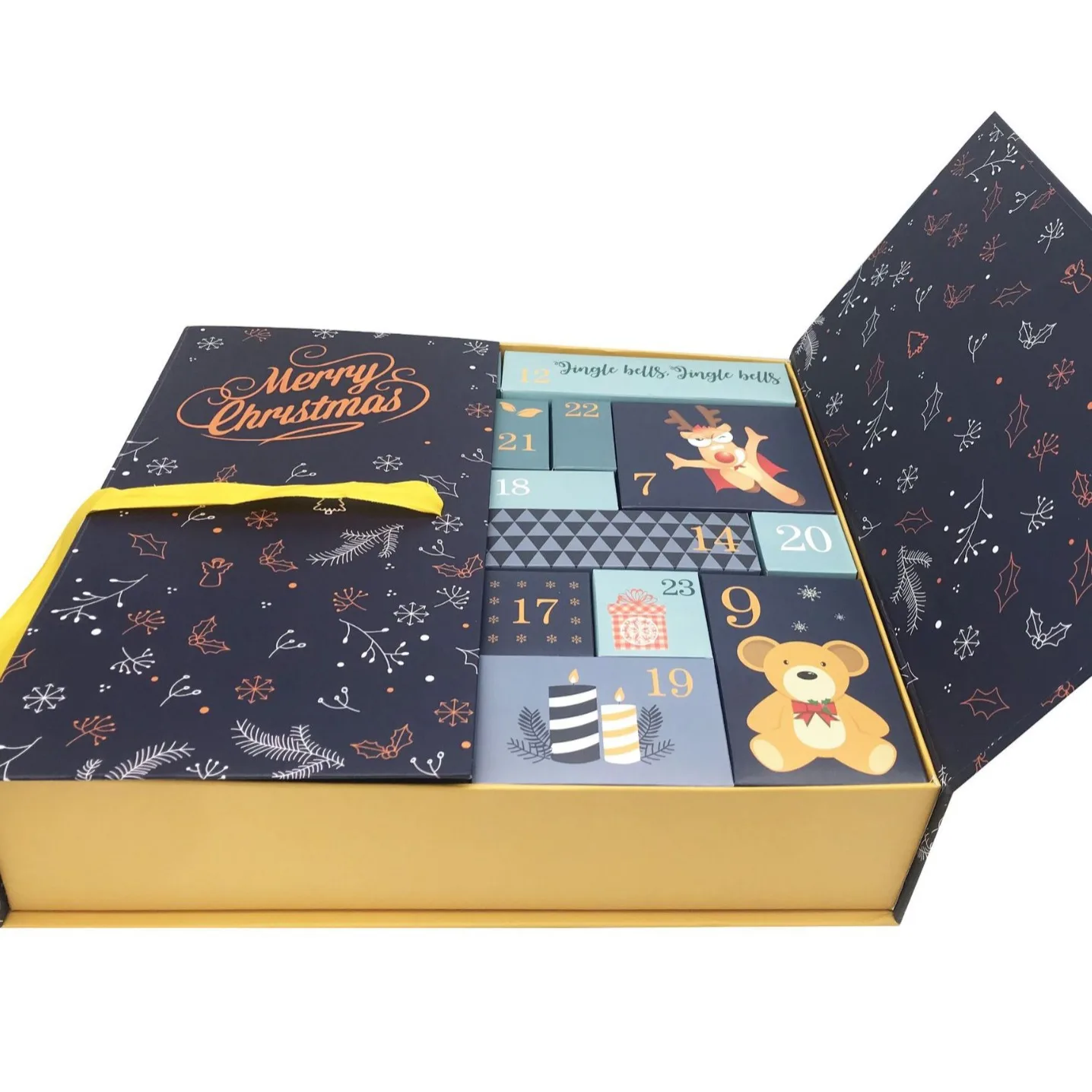 2024 24 Days Christmas Chocolate Packaging Advent Calendar