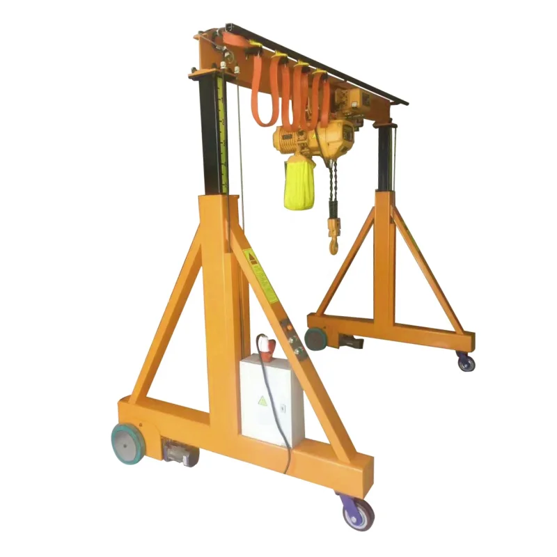 OEM 1 тонна 2 тонны 5 подъемная нагрузка Электрический мобильный небольшой портативный козловой кран с подъемником